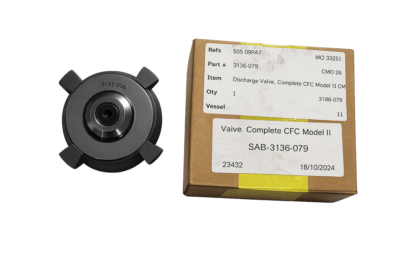 Sabroe Valve Complete 3136-079